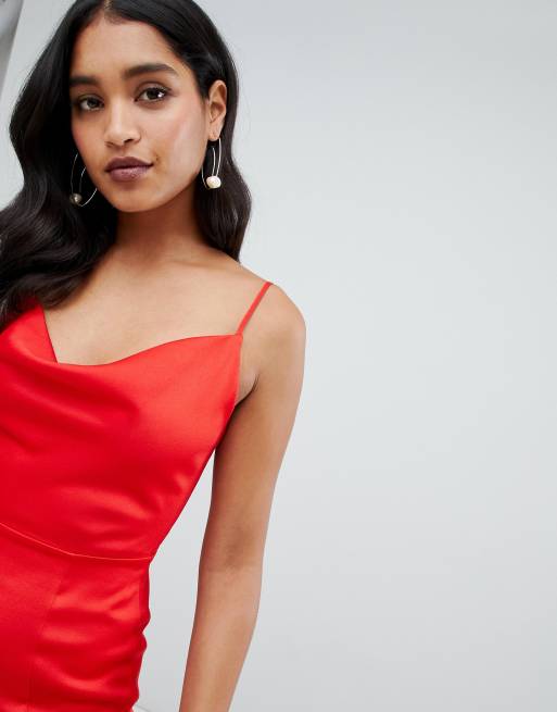 Asos lipsy cowl shop neck maxi dress