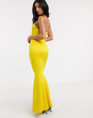 lipsy cowl neck maxi dress red