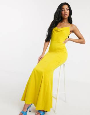 lipsy cowl neck maxi dress navy