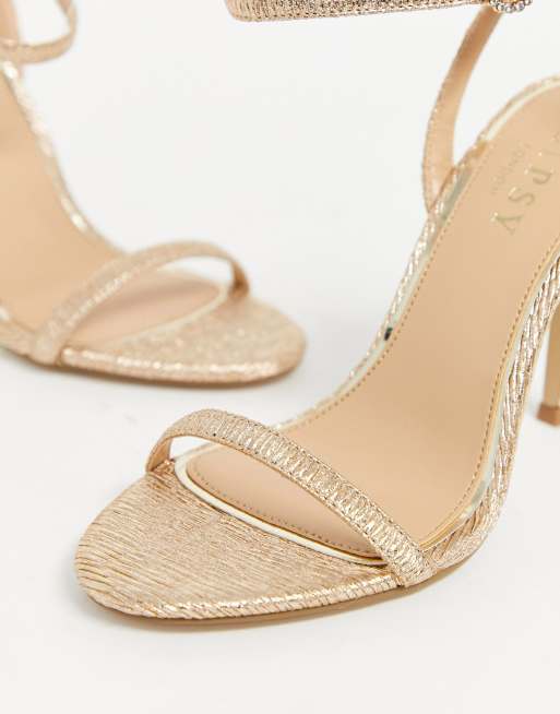 Lipsy clearance gold sandals