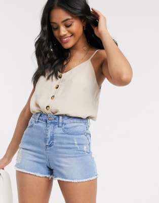 asos jean shorts