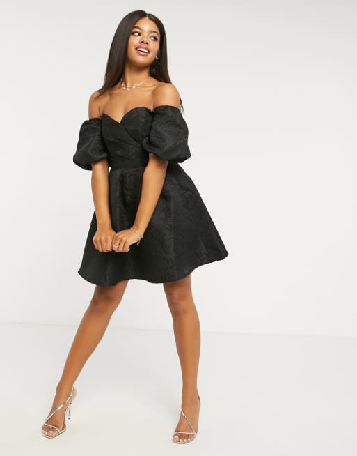 Lipsy bardot 2025 skater dress