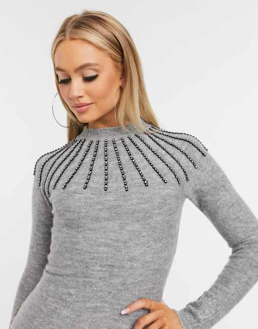 Lipsy sale grey jumper