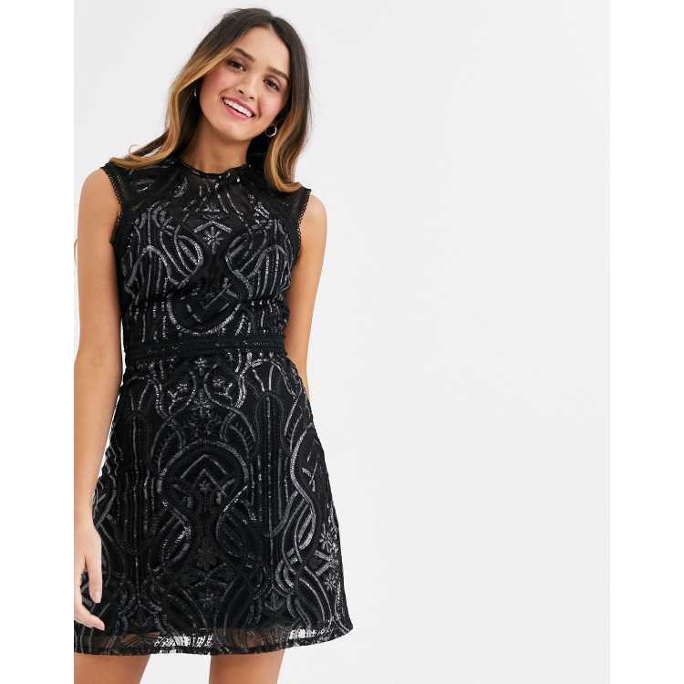 Lipsy keyhole skater sales dress