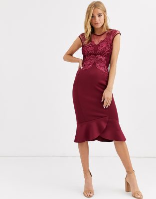 lipsy raspberry dress