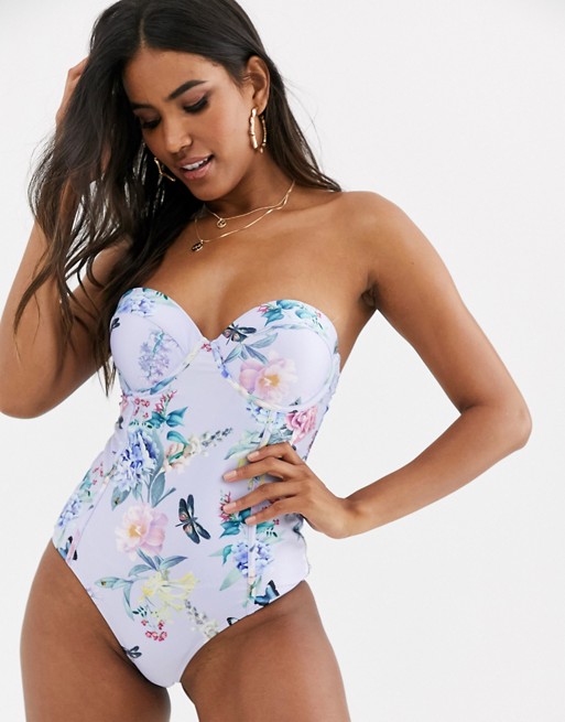 Lipsy floral swimsuit