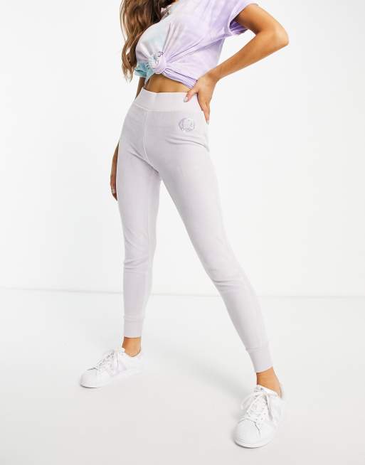 Lipsy velour online joggers