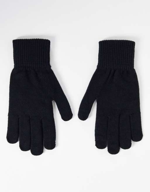 Guanti Donna In Vera Pelle Nera Heat Max &ndash; Touch Screen, Imbottiti, Con Pelliccia Sintetica