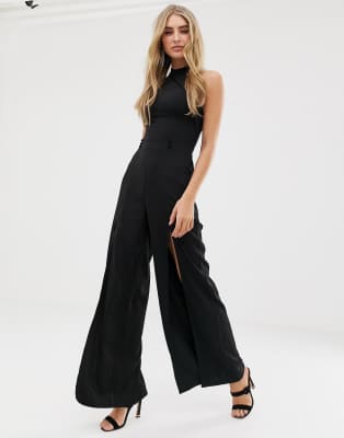 lipsy split leg jumpsuit