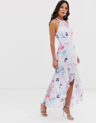 Lipsy tori best sale print dress