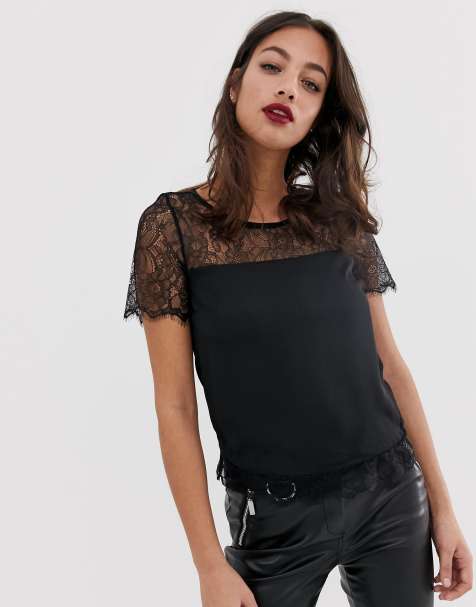 Tops En Dentelle Caracos Chemises Et Blouses En Dentelle Asos