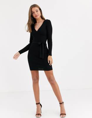 lipsy black tie dresses