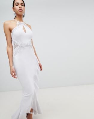 lipsy white maxi dress