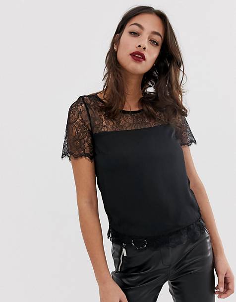 Lace tops | Lace Crop & Long Sleeve Tops | ASOS