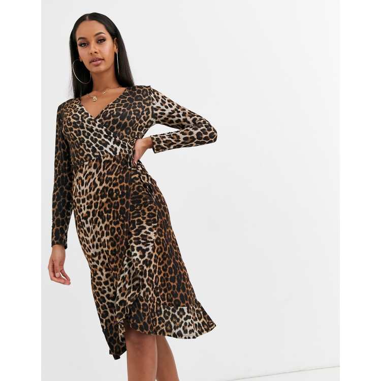 Next lipsy store leopard print dress