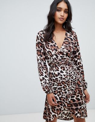 lipsy leopard print jumpsuit