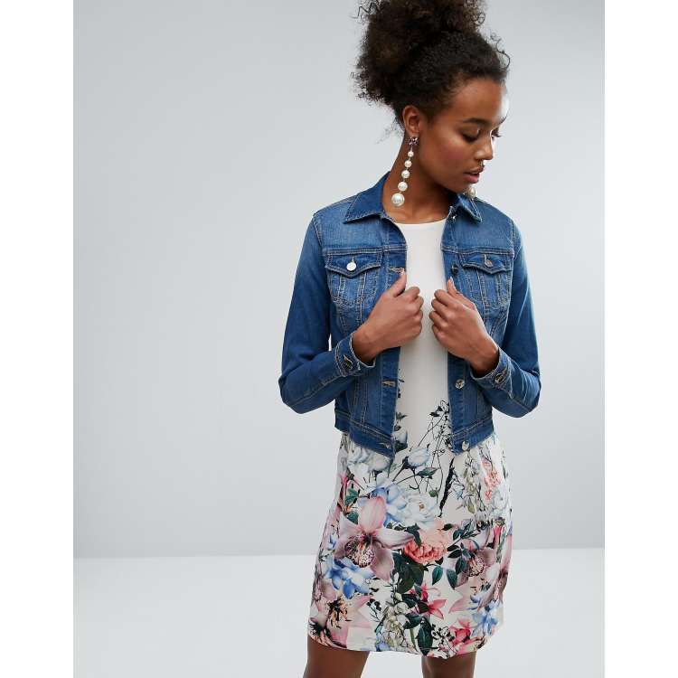 Lipsy Mid Wash Denim Jacket ASOS