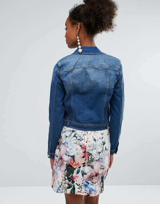 Buy Lipsy Blue Classic Fitted Denim Jacket from Next USA