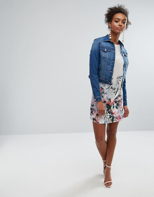 Lipsy tailored denim clearance jacket