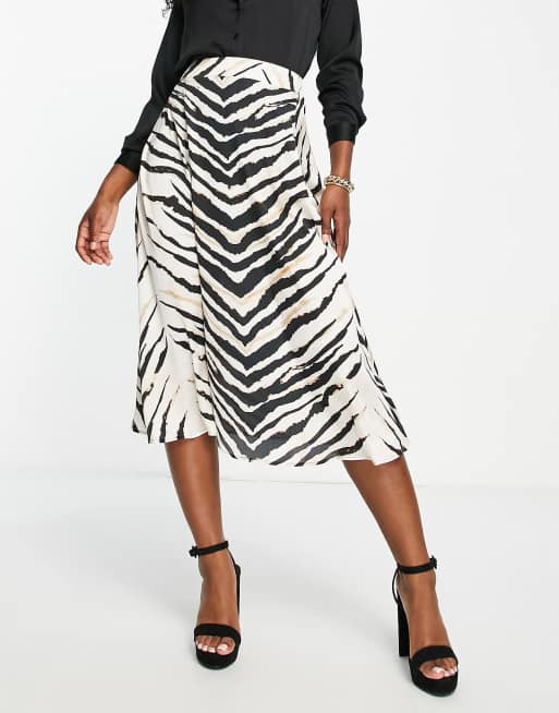 Lipsy zebra 2025 print skirt