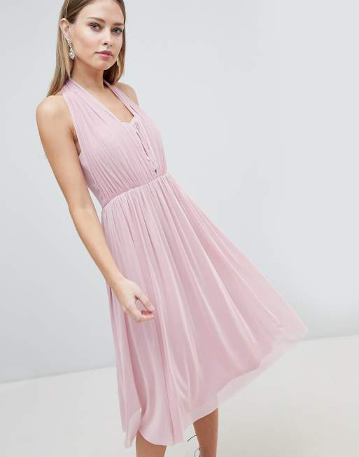 Lipsy Multiway  Midi Chiffon Dress  ASOS 