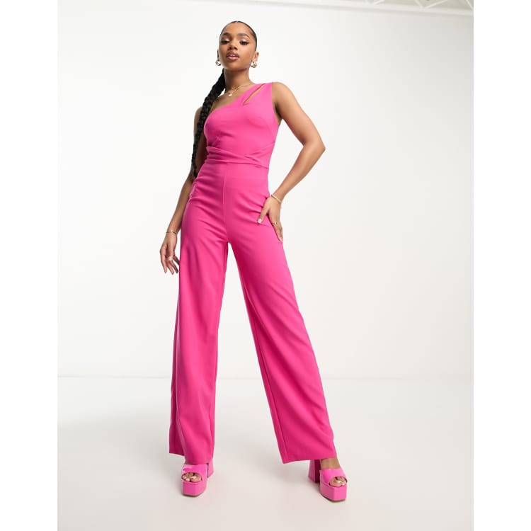 Express hot best sale pink jumpsuit