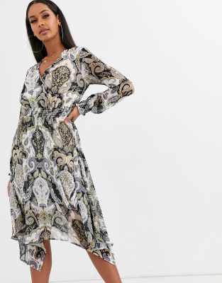 lipsy paisley dress