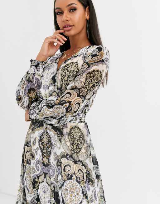 Lipsy paisley dress sale