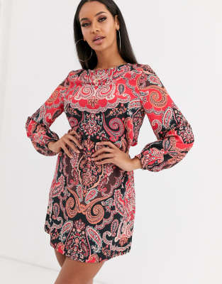 lipsy paisley dress