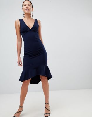 lipsy flippy hem dress