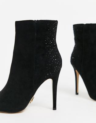 ankle boots with diamantes