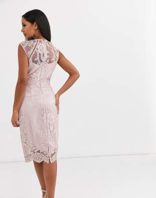 Lipsy vip 3d outlet premium lace midi dress