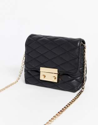 black and gold cross body bag