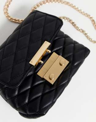 black and gold cross body bag