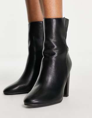 ruched heeled boots - Main Image