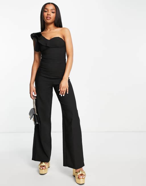 Lipsy one shoulder store jumpsuit