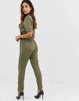 lipsy utility jumpsuit