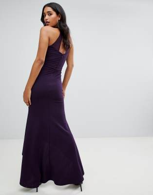 lipsy sequin scallop dress