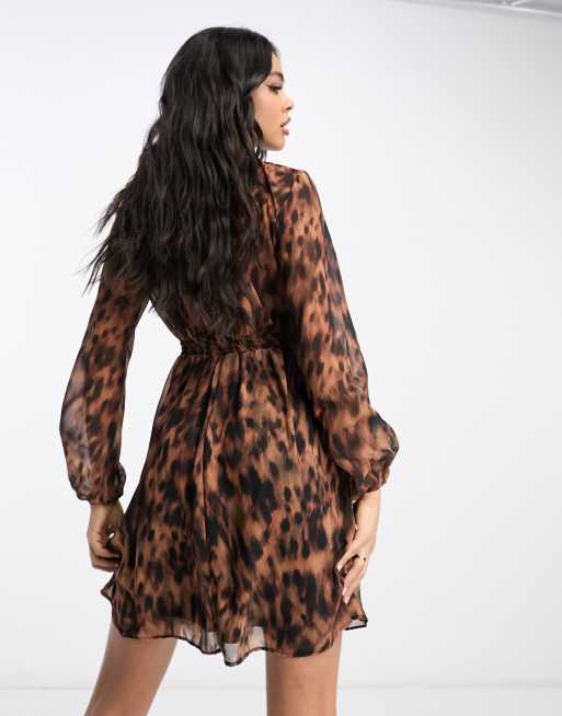 Lipsy snake outlet print dress