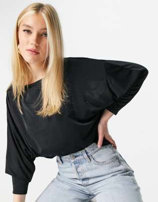 slash neck top asos