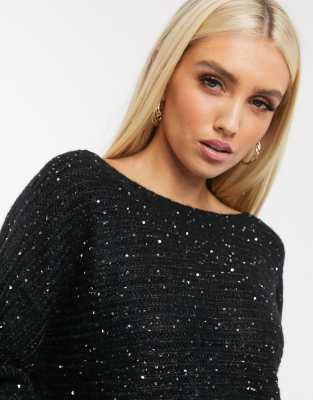 black sequin jumpers