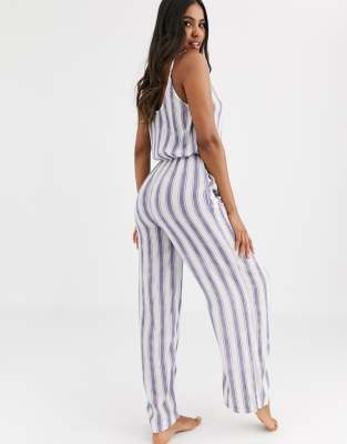 lipsy stripe jumpsuit