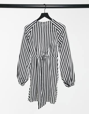 lipsy long sleeve artwork mini dress