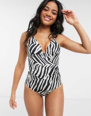 high leg full coverage swimsuit