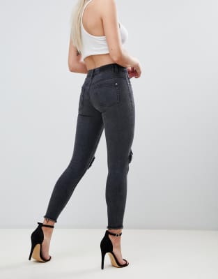 petite mid rise skinny jeans