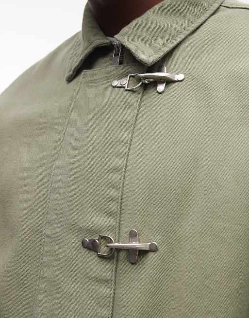 Liquor N Poker - Blouson Harrington avec boucle - Kaki, 5 de 5