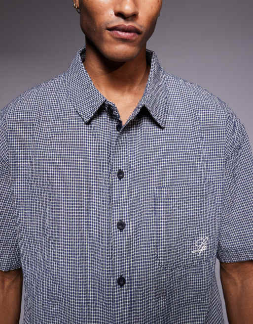 Liquor N Poker boxy shirt in beige print, 2 of 5