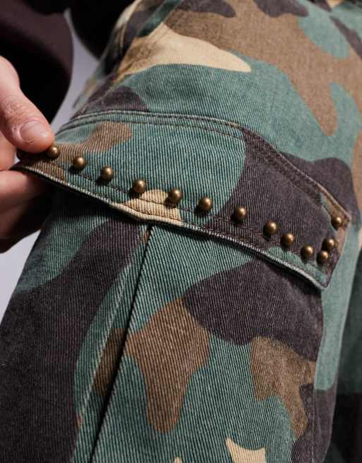 Liquor N Poker camo baggy cargos in multi, 5 of 5