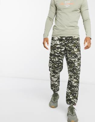 army print cargo pants