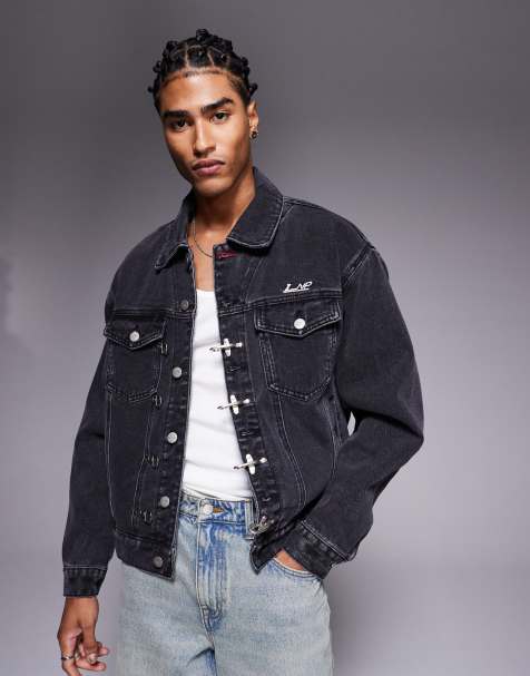 Liquor N Poker - Denim jack in zwart - view 1